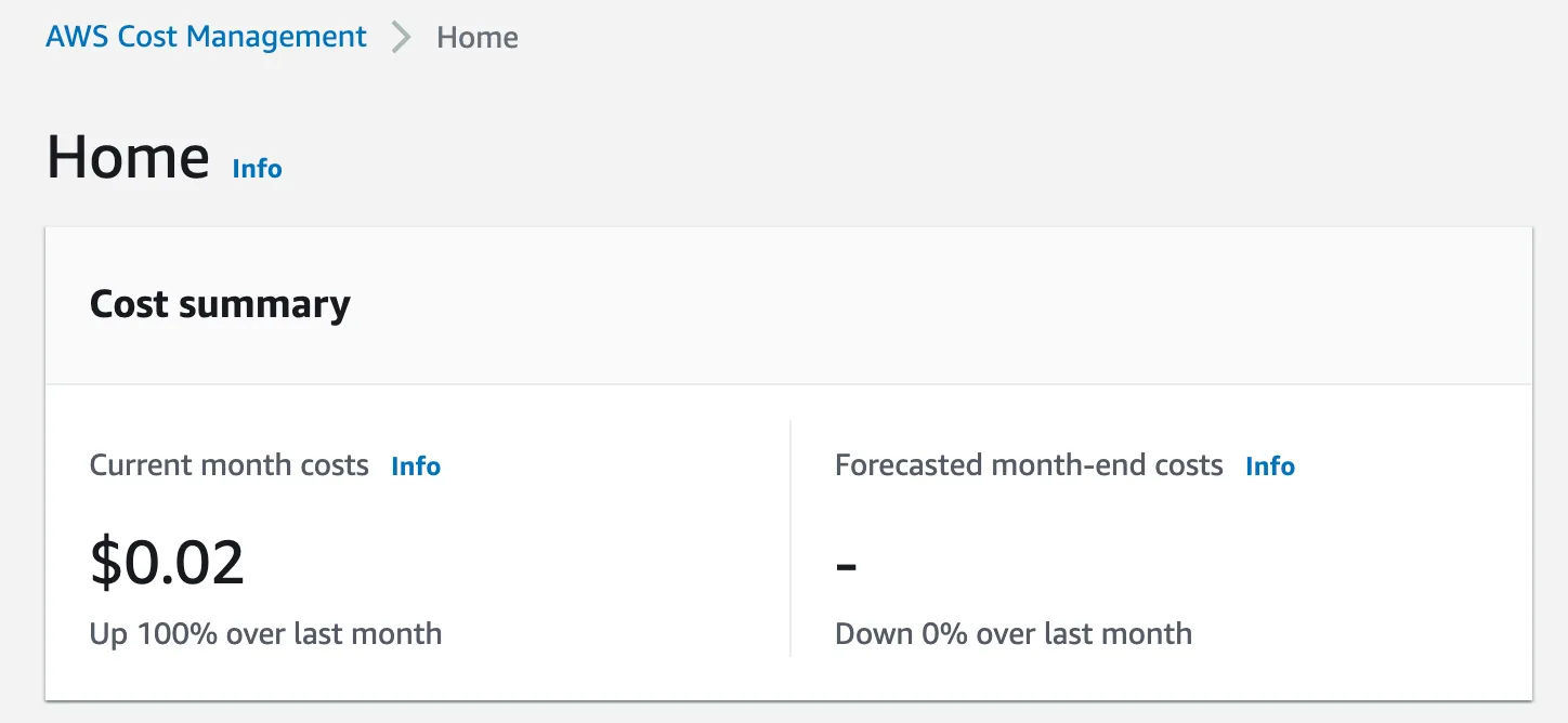 Cost explorer