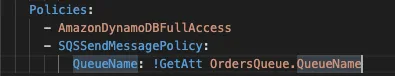 Template policy section