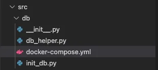 DB folder structure